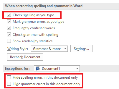 Microsoft Word'de Yazım ve Dil Bilgisi Denetimi nasıl yapılır?