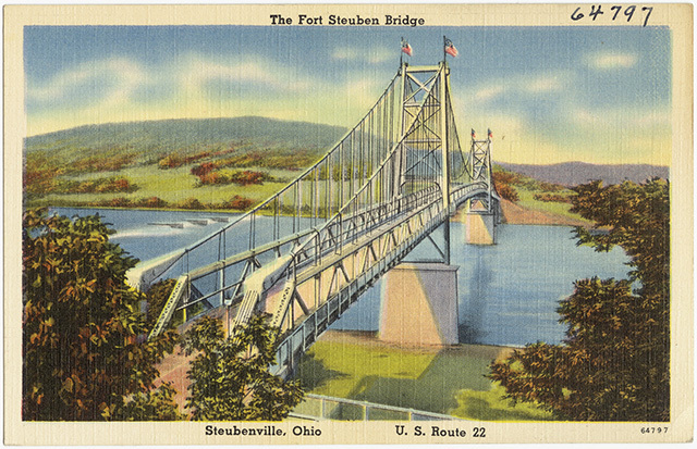 Steubenville, Ohio ABD Route 22 Köprüsü