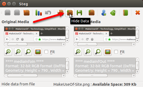 Ubuntu'da Steg kullanarak görüntünün içindeki bir dosyayı gizleme
