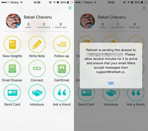 İPhone için Yenile İş Toplantıları dosyasında Ace Up Your Sleeve olduğunu