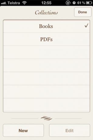iPhone 2: Orta (iOS5) ibooks koleksiyonları