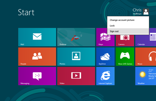 Windows 8'i nasıl kapatabilirim