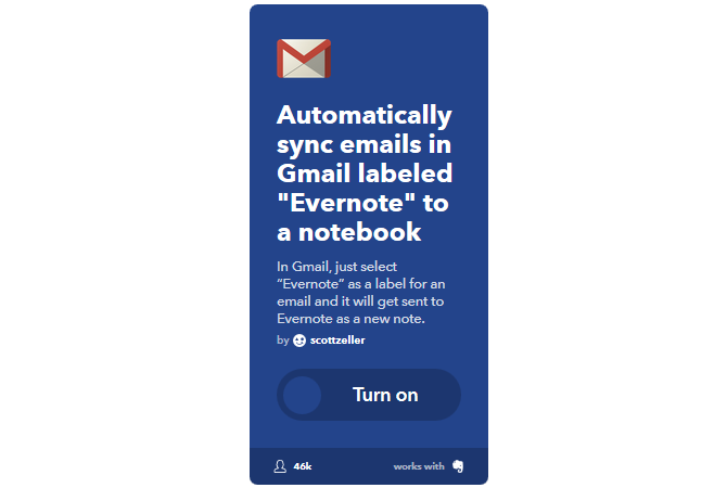 Ultimate IFTTT Kılavuzu: Web'in En Güçlü Aracını Pro 47IFTTT gibi Kullanın SelectiveGmailsToEvernote