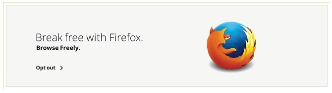 En Güvenli Ana Tarayıcı Nedir? Firefox reklamı