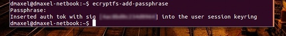 giriş klasörü şifrelemek ubuntu