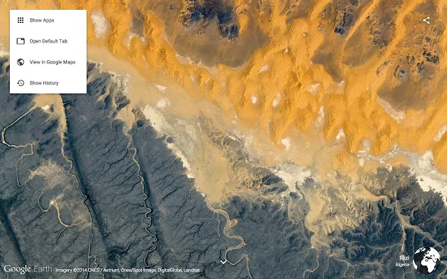 krom muhteşem yeni sekme sayfaları-earth-view-den-google-toprak