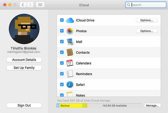 iCloud Tercihleri