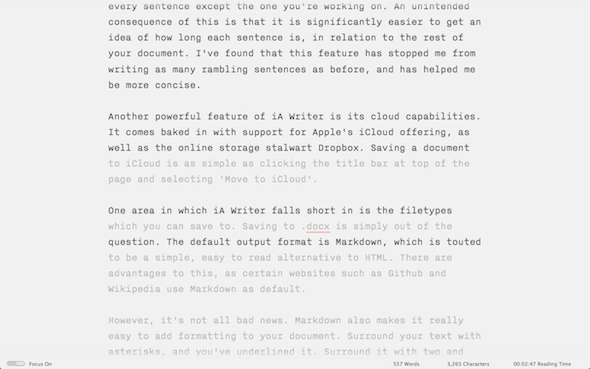 Mac ve iOS için iA Writer: Hiç Kullanmadığınız En İyi Kelime İşlemci 51