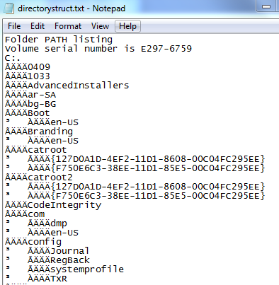 ms dos komutları