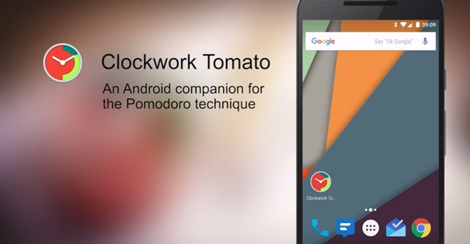 Clockwork Tomato, Android için ücretsiz bir Pomodoro Zamanlayıcı uygulamasıdır.