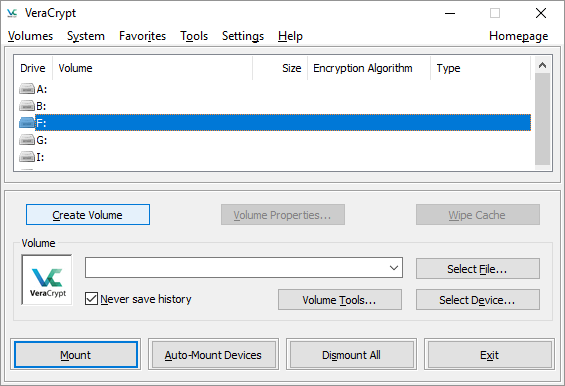 VeraCrypt Bağlama Sürücüsü