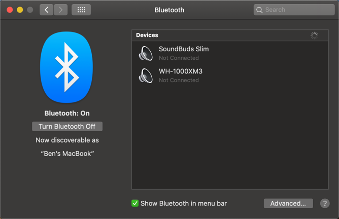 Mac Bluetooth Ayarları