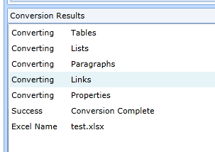 Word'ü Excel'e Dönüştür: Word Belgenizi Bir Excel Dosyasına Dönüştürün convertword3