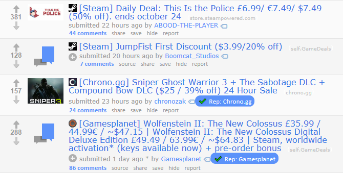 Video Oyun Fiyatları ve Pazarlık için en iyi 7 site oyun fırsatları reddit gamedeals