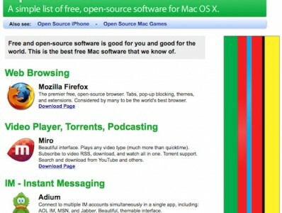 Mac için En İyi 11 Online Kaynaklar Freeware [Mac] OpenSource