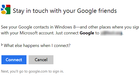 windows 8 google hizmetleri