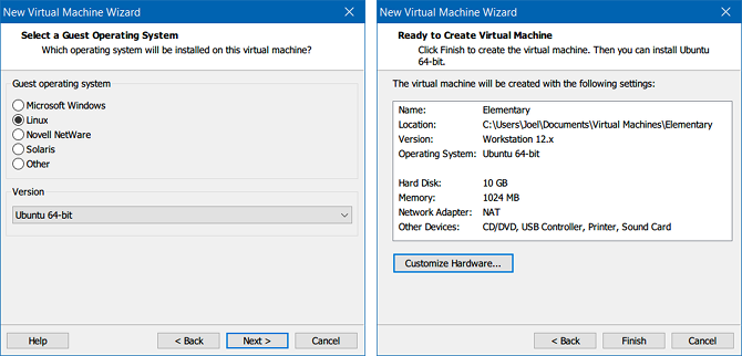 VirtualBox'a Karşı VMware Player: Windows için En İyi Sanal Makine vmware sanal makine oluşturma sihirbazı