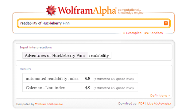 Wolfram Alpha06 İngilizce Okuma ve Yazma Eğer Wolfram Alpha 10 Serin Kullanımları