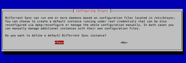 pi-btsync-yapılandırma