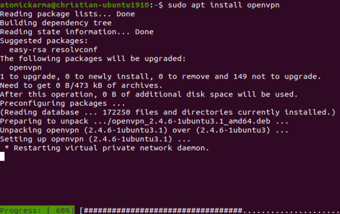 Ubuntu Linux Üzerinde VPN İstemcisi Nasıl Kurulur vpnp linux vpn openvpn install