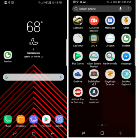 Satın Almamanız Gereken En Büyük Akıllı Telefon: Samsung Galaxy S8 İnceleme (ve Giveaway!) Samsung Galaxy S8 Launcher Çöp 493x500