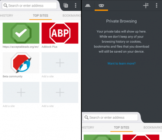 Adblock tarayıcı-for-android-ev-özel-tarama