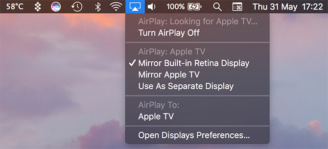 Mac'te AirPlay