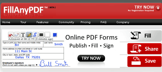 ücretsiz pdf doldur