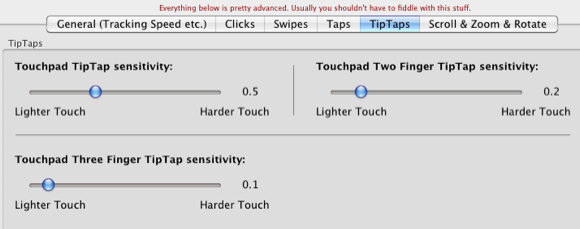 sihirli trackpad uygulaması