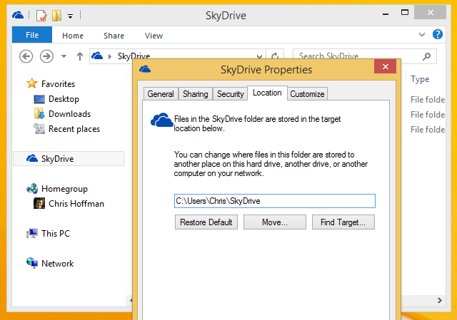 değişim-location-of-SkyDrive-on-windows-8.1