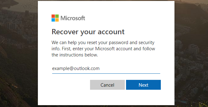 Microsoft Hesabı Kurtar