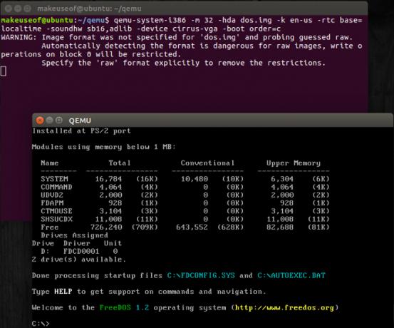 Linux'ta ms-dos oyunları uygulamalarını çalıştırın