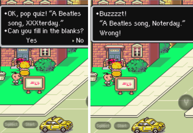 EarthBound Beatles Şaka