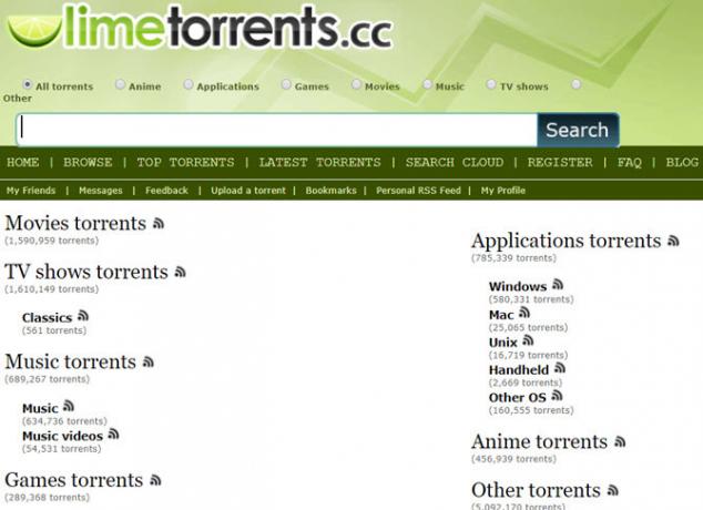 limetorrents torrent arama motoru