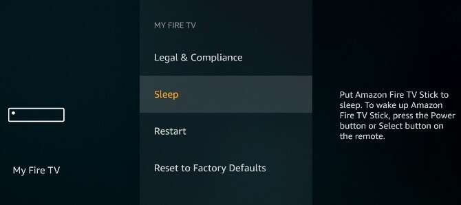 Amazon Fire TV Stick Nasıl Kullanılır: Amazon Fire TV Stick'i kapatma ve uyku moduna alma