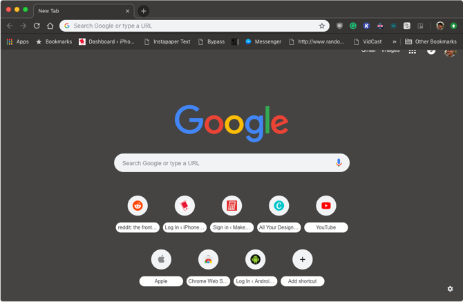 Chrome Mojave teması