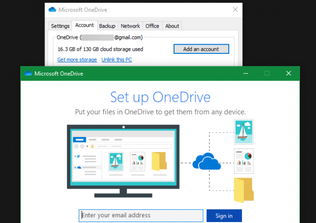 OneDrive NewAccount Windows Ekleme