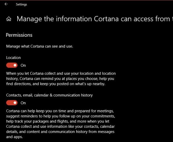 Cortana-Access-Bilgi