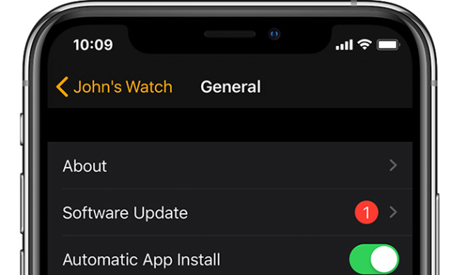 Apple Watch Güncellemesi