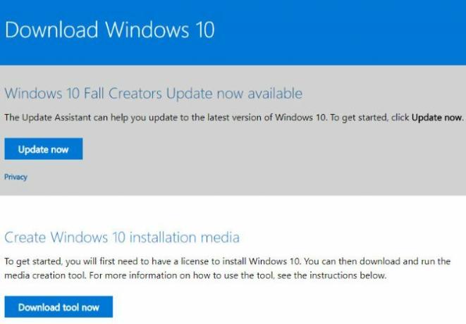 Windows 10'u Microsoft'tan indirin