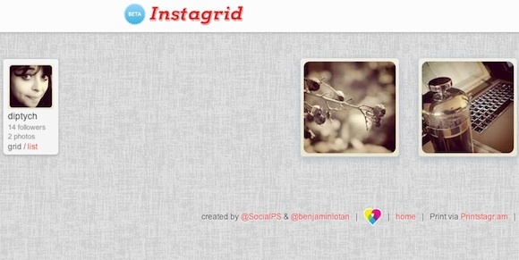 Instagram Deneyimini Geliştiren 6+ Site Instagrid