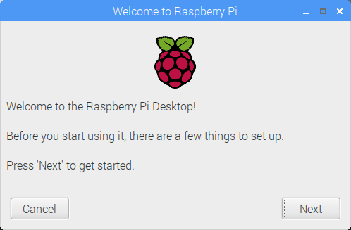 Raspbian'ın yeni başlangıç ​​özelliği