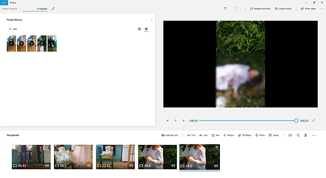 Windows 10 fotoğraf uygulaması video düzenleyici
