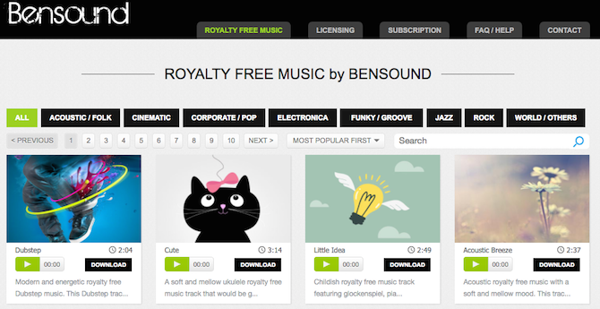 Mükemmel Royalty Free Müzik Bulmak İçin 3 Yer BenSound