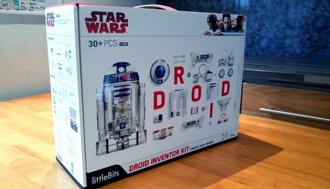 Kendi Yıldız Savaşları Droid'ini 100 doların altında inşa et için littleBits muo hediye r2d2 kutusu