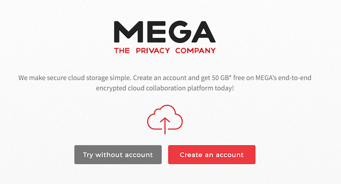 Bu yararlı web sitesi Mega bulut depolama şirketi olarak bilinir