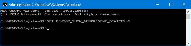 Eski Sürücüleri Windows'tan Kolayca Kaldırma NONPRESENT DEVICES CMDPROMPT