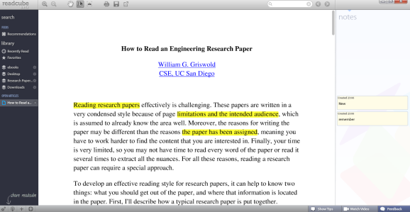 ReadCube: Araştırma Yapan Kişiler İçin PDF Okuma İstemcisi11