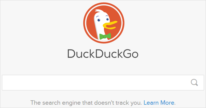 7 Google Arama Alternatifleri ve Ticari Marka Özellikleri DuckDuckGo ana web