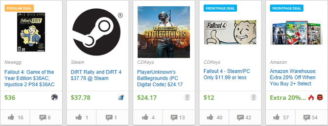 Video Oyun Fiyatları ve Pazarlık için en iyi 7 site oyun fırsatları slickdeals